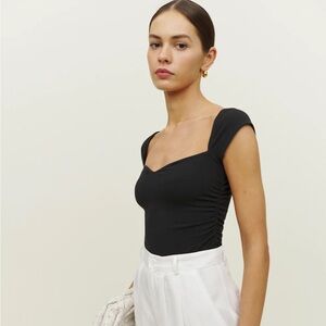 Reformation Lavinia Knit Top XS